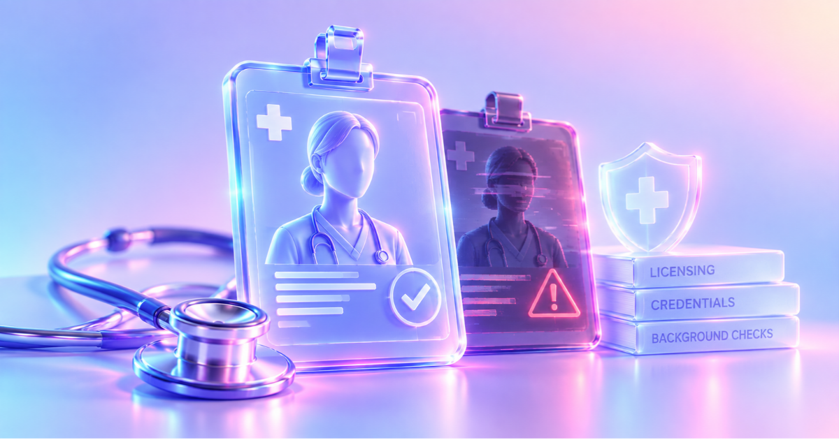 Identity Verification in Healthcare Hiring: Why License Checks Don't Catch Impostor Nurses
